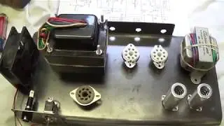 Scratch-Built Art Deco Amp, Part 2:  The Chassis is Completed