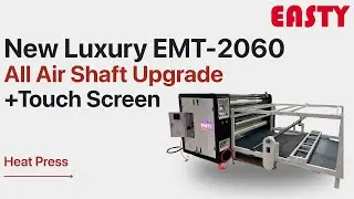 Calendar Heat Press for garment dye sublimation heat transfer printing | Textile Rotary Heat Press