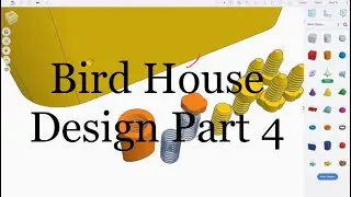 TinkerCAD Tips! Bird House Design Part 4.             #tinkercad #caddesign #3dprintable #3dprinting