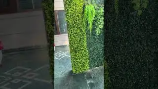 Wall decor with artificial Grass 🍀 #homedecor #interiordesign #home #interior #decor #design #home