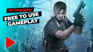 Resident Evil 4 Remake &ndash; Free to Use Gameplay (High-Speed Mine Cart Escape With Luis Sera)