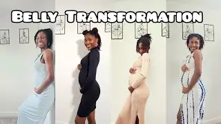 Pregnancy Transformation (Week by Week) | First pregnancy | Naomi A
