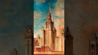 №250 Сталинские небоскрёбы | Университет и Зарядье | Ю. Кондратьева #москва #университет #зарядье
