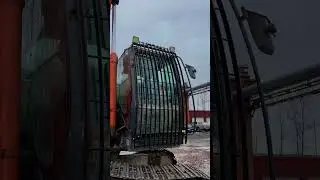 Лобовая защита экскаватора Hitachi 200 / защита кабины