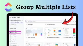 How to create ClickUp folders (Clean Structure)
