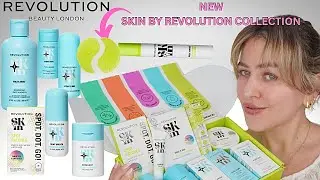 skin by revolution new skincare review #skincare #makeuprevolution #glassskin #skincareroutine
