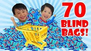 Coles Little Shop 2 Mini Grocery Collectables #3 | 70 Blind Bags to Find The  Rare Golden Trolley!