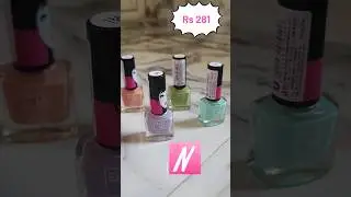 #shorts Elle 18 Nail Polish Review💅 #viralvideo #youtubeshorts #nykaa #minivlog