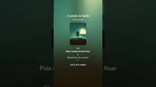 A can&ccedil;&atilde;o do bardo. Adapta&ccedil;&atilde;o de The Bard's Song. (ptbr Power Metal,folk) IA.