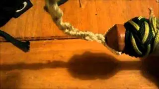 fire steel with turks head knot