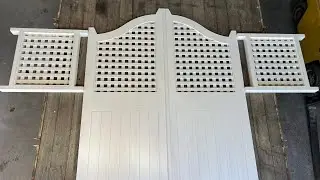 Building a custom set of Batwing verandah doors. #woodworking #design #style