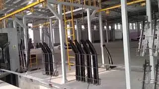Catenary Through Shot Blasting Cleaning Machine for Auto Parts Rust Removing and Surface cleaning