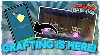 CRAFTING NOW AVAILABLE FOR UNBOXING SIMULATOR! 3 POTIONS TO MAKE!