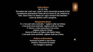 Lodi III sett Salterio Santi Timoteo e Tito Lunedi 26gen026