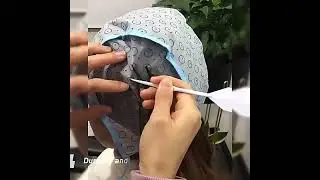 7pcs Disposable Shower Caps with Metal Hook | Reusable Highlighting Frosting Cap #haircare