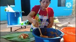 Fuerte cantidad de tamales para muchas personas 