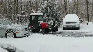 Simplicity Legacy 20 first snow (why you need impeller flaps on a single stage)