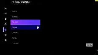 HISENSE TV &ndash; How to Change Primary Subtitle Language