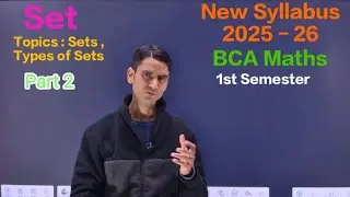 BCA maths : Set part 2 for 1st semester