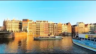 4K 360&deg; VR walking tour in Amsterdam, Netherlands 2023