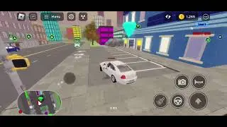 Playing Roblox Cops and Robbers