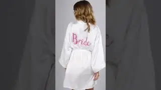 Ace - Bride White Satin Robe