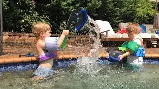 Aqua Battle - Battle Axe, Thor's Hammer and Soaker Batz | Liam's Pool Toys Review