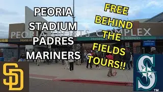 Peoria Sports Complex Practice Fields Tour Access Seattle Mariners San Diego Padres Field
