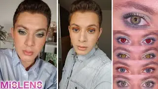 MISLENS | Farbige Kontaklinsen f&uuml;r braune Augen | Cosplay Fasching Karneval Halloween | Ginkgomen