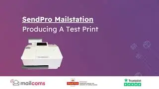 Pitney Bowes SendPro Mailstation - Producing A Test Print