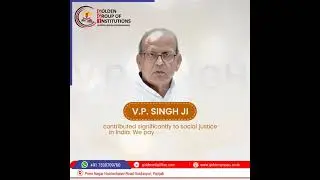 Tribute to Sh. VP Singh, 7th Prime Minister of India, on his death anniversary