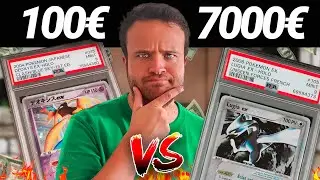 CARTES POKÉMON À 100€ VS 7000€ : Lesquelles choisiriez-vous ? 💸🔥