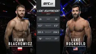 UFC239 Blachowicz VS Rockhold