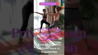 #privateyoga #yogaclass #yogadubai Private Yoga class un Dubai