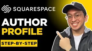 Как добавить профиль автора в Squarespace | Создание страницы с биографией автора