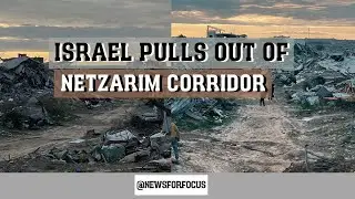 Israel Withdraws from Netzarim Corridor: Gaza's New Reality|#gaza #israel