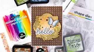 Layered Die Cutting & Ink Blending for a Stunning Handmade Card!