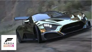 ZENVO TSR S GOLD X LOGITECH G920  FORZA HORIZON5    4K