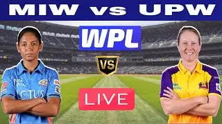 Live: Mumbai Indians Women vs UP Warriorz | MIW vs UPW Live Eliminator T20 Match | WPL 2023