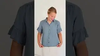 Linden Chambray Denim Top