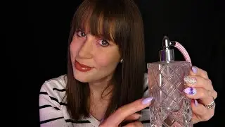 ASMR Glass Perfume Bottles | Glass Scratching & Tapping | Whispered
