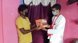 #Gita distribution on lockdown khunti
