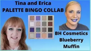 PALETTE BINGO COLLAB WITH TINA H-BEAUTIFUL JOURNEY! Using the BH Cosmetics Blueberry Muffin Palette!
