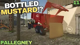 HEY LOOK, THE MUSTARD IS READY!! | FS25 Pallegney Series | Episode 11