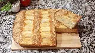 كيكة اليومية بالتفاح 🍎الهشة والاقتصادية طريقة تحضير سهلة وسريعة بمكونات بسيطة