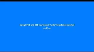 How to add About Yourself on Your HTML5 Template for  themeforest standard