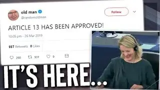 Article 13 Has Passed #SaveYourInternet