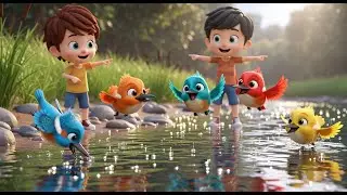 Five Little Albatrosses Glide Glide Glide | Ocean Birds & Counting Song for Kids
