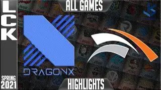 DRX vs HLE  - All Games Highlights | LCK Spring 2021 Week 1 Day 4