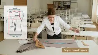 Zəncirbəndli bağlanan bluzun hazırlanması- Geyim üzrə dizayner ixtisası